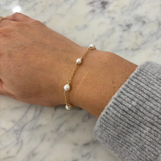 GF Five Pearls Bracelet